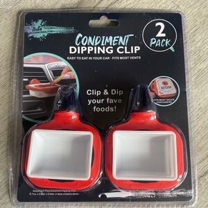 Car Condiment Dipping Clips